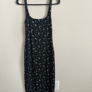 Reformation Dark Floral Dress